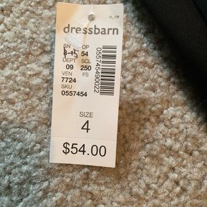 Black knee length dress... never worn, size 4